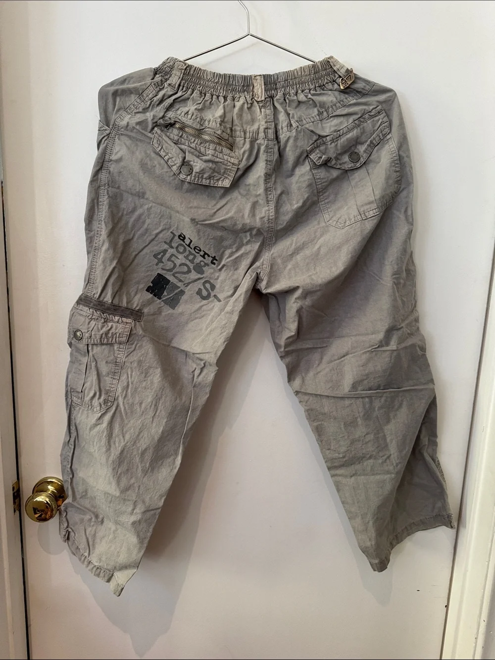 Casual Kids Cargo Pants in Light Gray